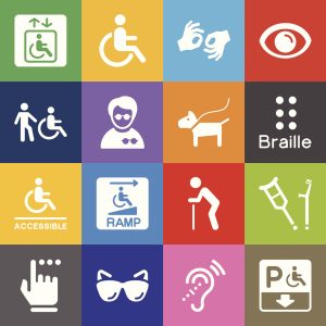 Vector File of Disability Icons 