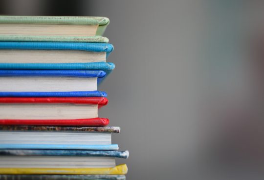 stack of books