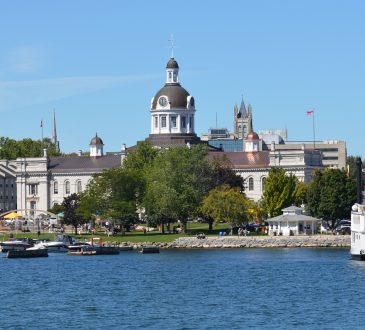 Kingston City Hall seen from water