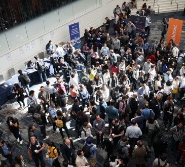 people attending job fair