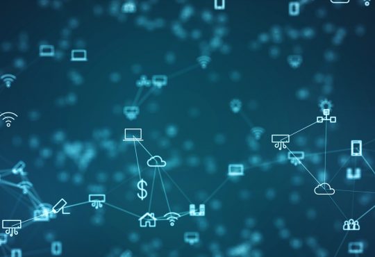 Network of physical devices with network connectivity.