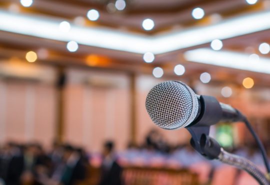 mic in conference room