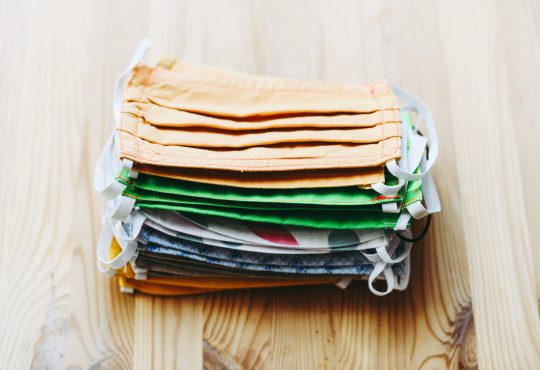 stack of cloth masks