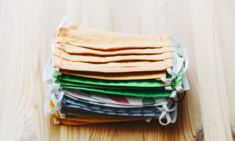 stack of cloth masks