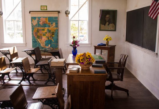 empty classroom