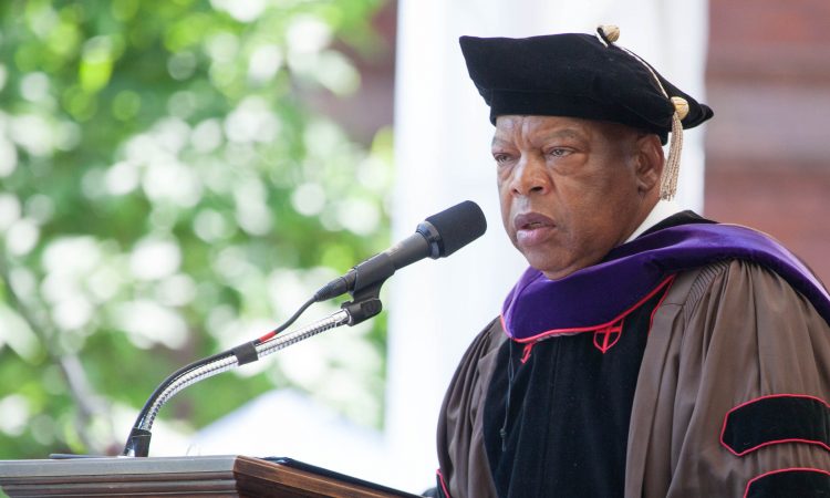 John Lewis Civil rights leader and U.S. Representative; Doctor of Laws (LL.D.);