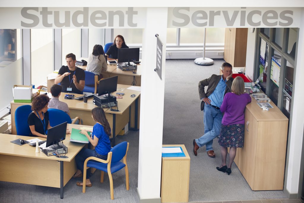 Student Services Department Of University Providing Advice