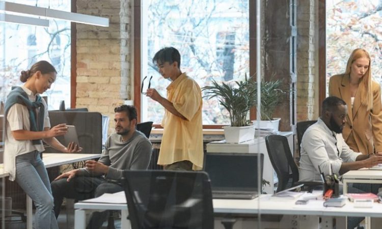 young people in workplace