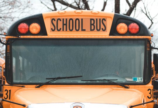 school bus front view