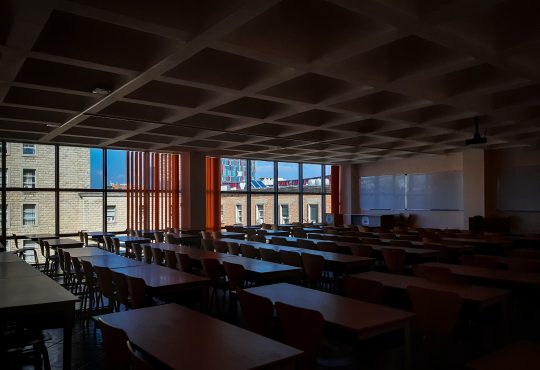 empty classroom