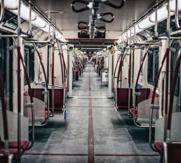empty subway car