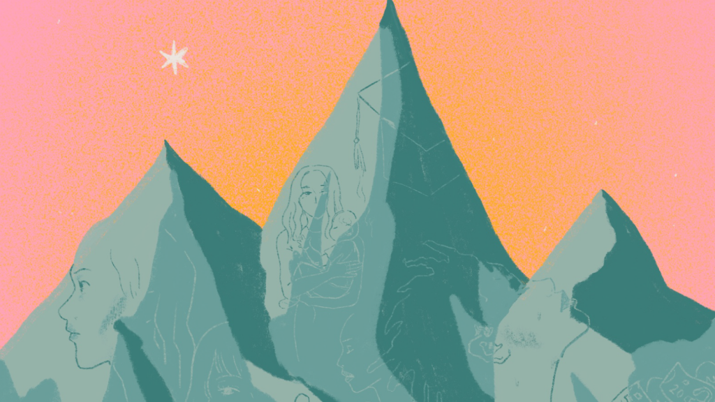 Illustration of mountains