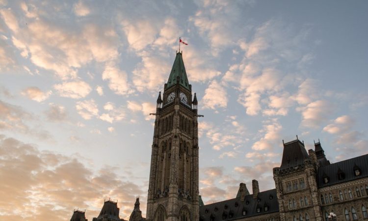 Peace tower on Parliament Hill