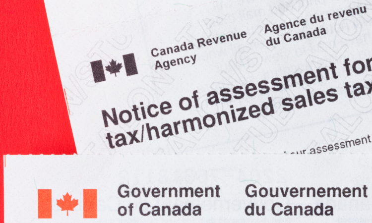 Government of Canada issued documents regarding taxes