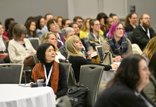 People attend a session at the Cannexus24 conference.