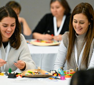 Attendees at the LEGO Serious Play session at Cannexus25.