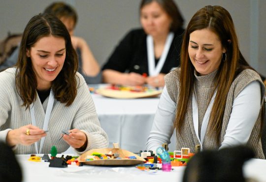 Attendees at the LEGO Serious Play session at Cannexus25.