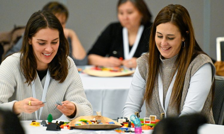 Attendees at the LEGO Serious Play session at Cannexus25.