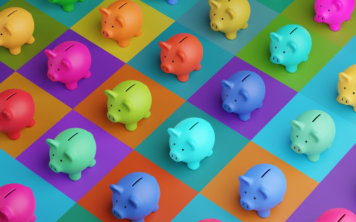 Piggy bank wallpaper