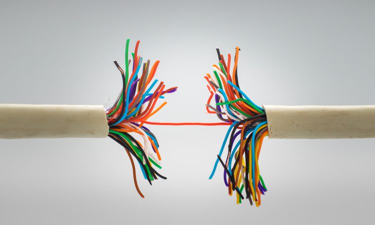 Wire pulling apart in the middle