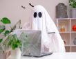 Ghost using laptop