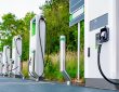 Electric car charging station