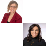 Liane Levasseur and Mélanie Lessard