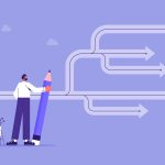 Planning backup or options concept, Various solutions and options as successful preparation for future risks