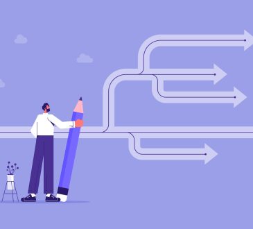 Planning backup or options concept, Various solutions and options as successful preparation for future risks