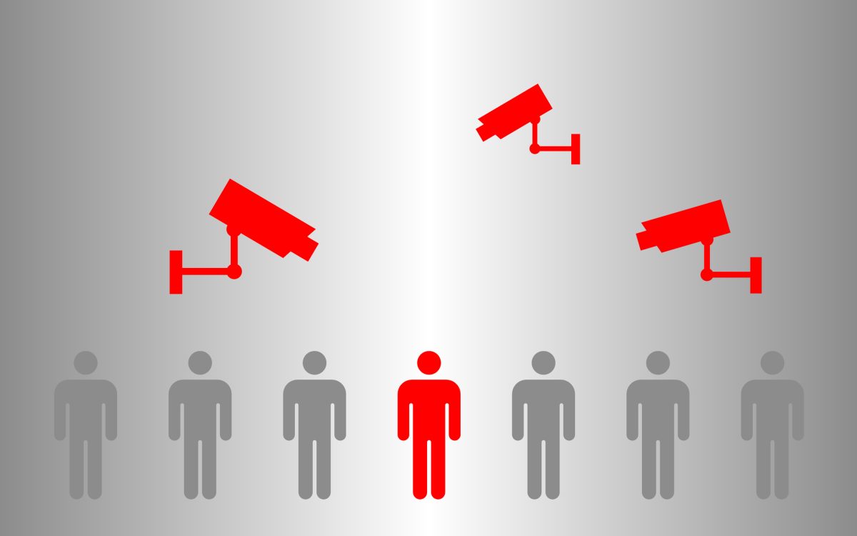 Surveillance with CCTV video and mobile phone app for the detection of people with Corona virus (Covid-19) by fever and distance measurement during quarantine, Stop coronavirus after lockdown