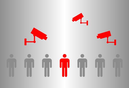 Surveillance with CCTV video and mobile phone app for the detection of people with Corona virus (Covid-19) by fever and distance measurement during quarantine, Stop coronavirus after lockdown