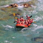 White water rafting on the Tara river, Montenegro and Bosnia and Herzegovina.